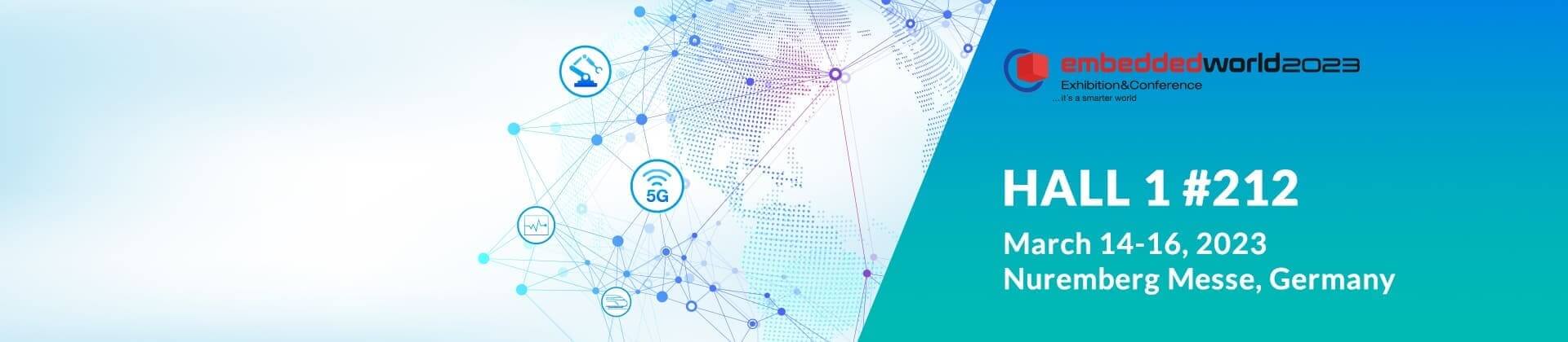 <span style="color:#333333">See You At  Embedded World 2023</span>